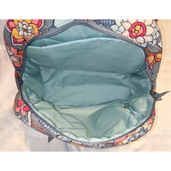 Vera Bradley Tropical Evening Essential Full Size Backpack Laptop Tech Bag - Picture 10 of 13